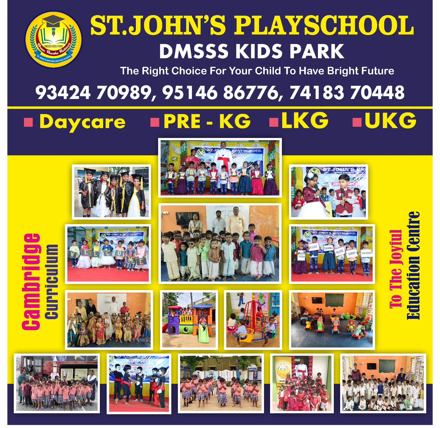 St. John's Playschool activities and celebrations